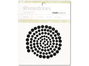Self Adhesive Rhinestones 100 Pkg Black