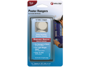 VELCRO R brand Removable Poster Hangers 7 8 Coins 12 Pkg White