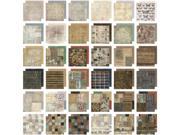 Idea Ology Paper Stash Paper Pad 12 X12 36 Sheets Crowded Attic