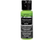 Americana Multi Surface Satin Acrylic 2 Ounces Apple Green