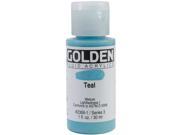 Golden Fluid Acrylic Paint 1 Ounce Teal