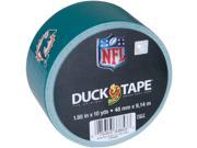 Printed NFL Duck Tape 1.88 Wide 10 Yard Roll Miami Dolphins