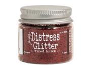Tim Holtz Distress Glitter 1 Ounce Fired Brick