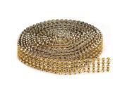 Bling On A Roll 3mm X 3yds 4 Row Gold