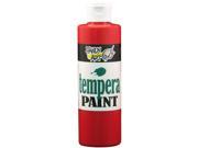 Handy Art Tempera Paint 8 Ounces Red