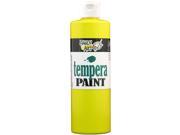 Handy Art Tempera Paint 16 Ounces Yellow