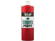 Handy Art Tempera Paint 16 Ounces Red