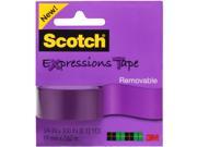 Scotch Expressions Colored Tape Purple 3 4 in. x 300 in.