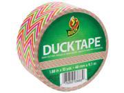 Colored Duct Tape 9 mil 1.88 x 10 yds 3 Core Zig Zag