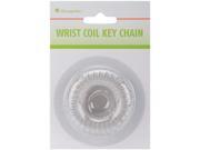 Wrist Coil Key Chain Translucent Assorted