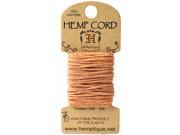 Hemp Cord 20 20 Feet Pkg Capuccino Candy