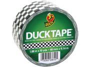 Patterned Duck Tape 1.88 X10yd Checkerboard