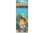 Treat Bags 4 X9.5 16 Pkg Jake And The Never Land Pirates