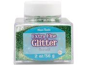 Fine Glitter 2 Ounces Emerald