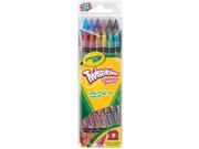 Crayola Twistables Colored Pencils 12 Pkg Long