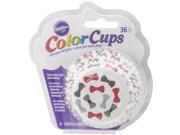 ColorCup Standard Baking Cups Bow Ties 36 Pkg