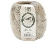Hemp Cord 20lb 400 Natural