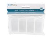 Craft Bead Storage Canister For Small Beads 4 Pkg