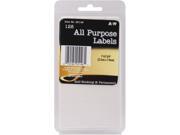 Labels White All Purpose 1 X2.75 128 Pkg