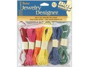 Color Cord Pack 7yd 6 Pkg Assorted Colors