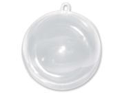 Hanging Ball Ornament 100mm Clear