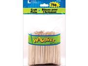Woodsies Craft Picks Natural 3.5 750 Pkg