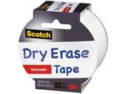 Scotch Dry Erase Tape 1.88 X5yd White