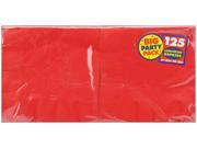 Big Party Pack Luncheon Napkins 6.5 X6.5 125 Pkg Apple Red