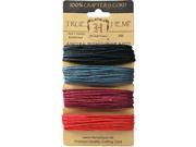 Hemp Cord 20 30 Feet Color 4 Colors Pkg Autumn Nights