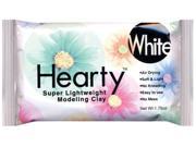 Hearty Super Lightweight Air Dry Clay 1.75oz White