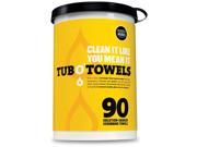Federal Process TW90 Tub O Towels 10 in. x 12 in. 90 Pkg