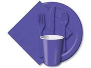 Dinner Plates 8.75 24 Pkg Purple
