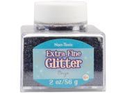 Fine Glitter 2 Ounces Onyx