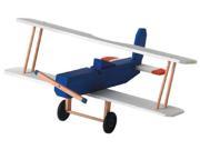 Wood Model Kit Biplane 3.5 X8.5 X7.5