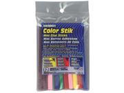 All Temp Color Stik Mini Glue Sticks .27 X4 12 Pkg