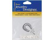 Magnetic Clasps 7mmX11mm 3 Pkg Silver