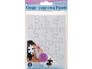 Create Your Own Puzzle 16 Pieces 4 X5 4 Pkg