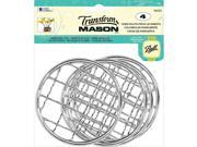 Transform Mason Ball Lid Inserts 4 Pkg Silver Frog Wide Mouth