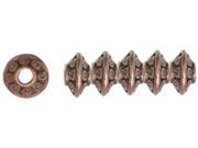 Jewelry Basics Metal Beads 6mm 45 Pkg Copper Rondelle