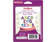 Sculpey Flexible Push Mold Letters Numbers