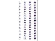 Crystal Stickers Elements 3mm To 6mm Assorted 76 Pkg Round Lavender