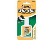 BIC Wite Out Extra Coverage Correction Fluid .7oz