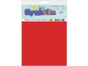 Shrink Film 8.5 X11 6 Pkg Red Yellow Purple Blue Orange Green
