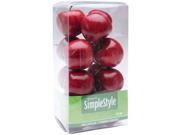 Design It Simple Decorative Fruit 15 Pkg Mini Red Apples