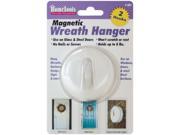 Magnetic Wreath Hanger 2.5 White