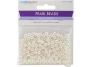 Pearl Beads Value Pack 6Mm Ivory 185 Pkg