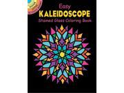 Dover Publications Kaleidoscope Stained Glass Clr Bk