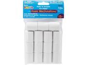 Foam Marshmallow Shapes 15 Pkg 25mmX30mm