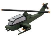 Wood Model Kit Attack Helicopter 7.5 X2.25