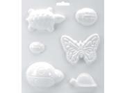 Soapsations Soap Mold 8 X9 6 Cavity Turtles Ladybugs Butterfly